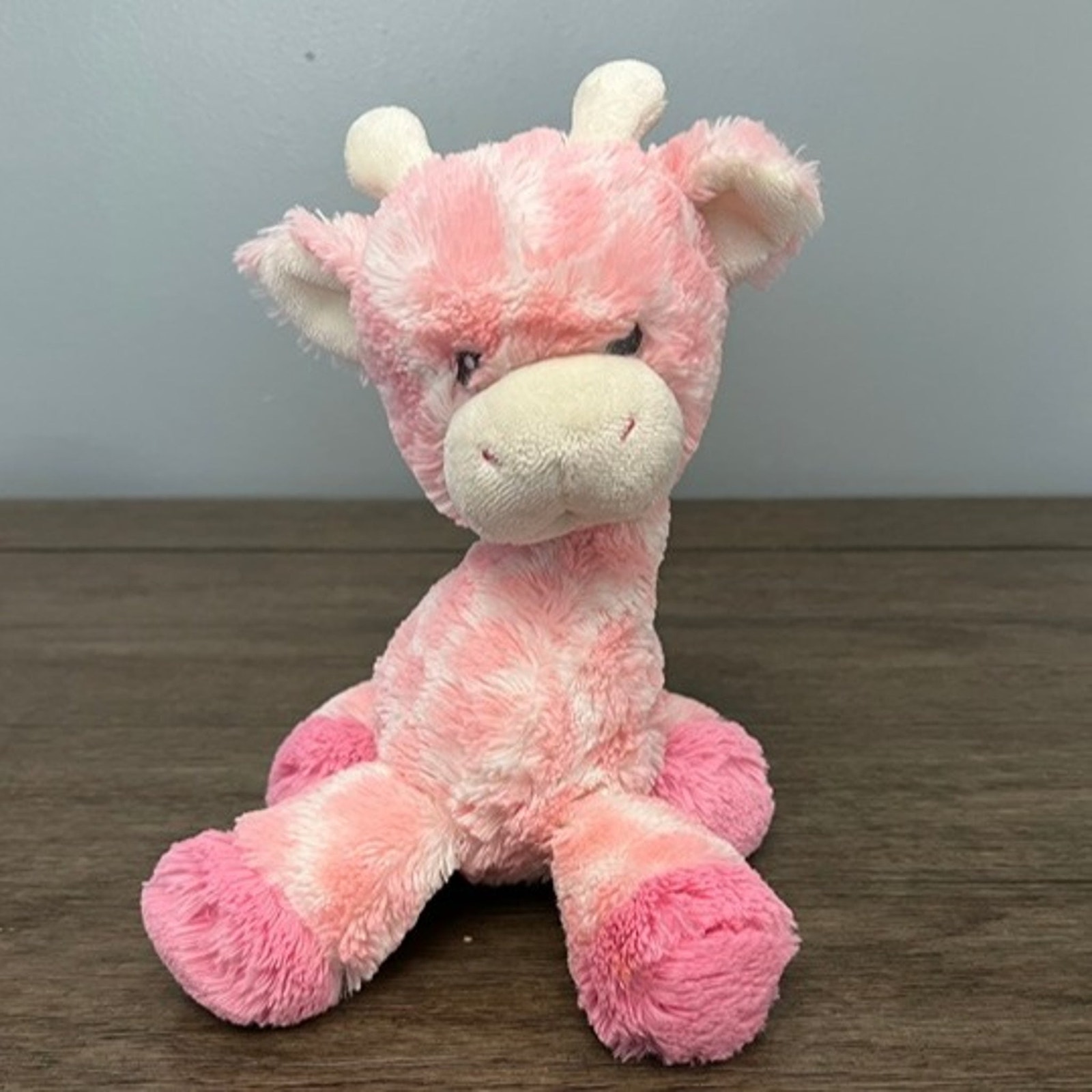 Ebba Pink Loppy Giraffe Rattle Plush